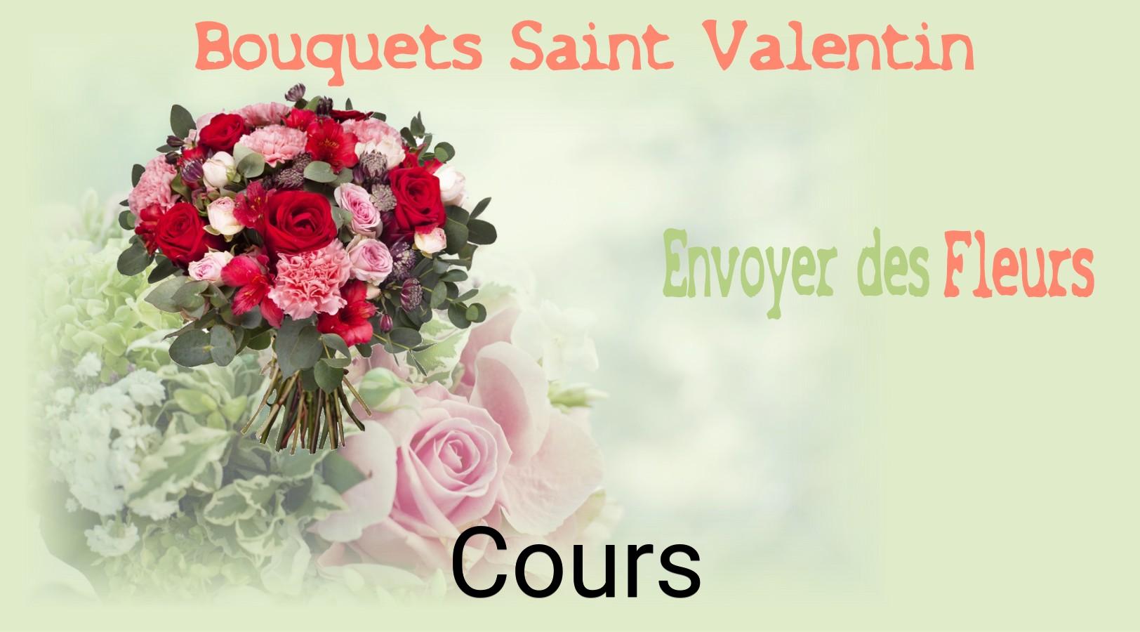 Roses de Saint-Valentin livrées à Cours
